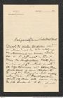 Nachlass Franz Steindachner, Brief von Grigore Antipa an Franz Steindachner (02.04.1907), Inv.Nr. 13.06, Seite 1